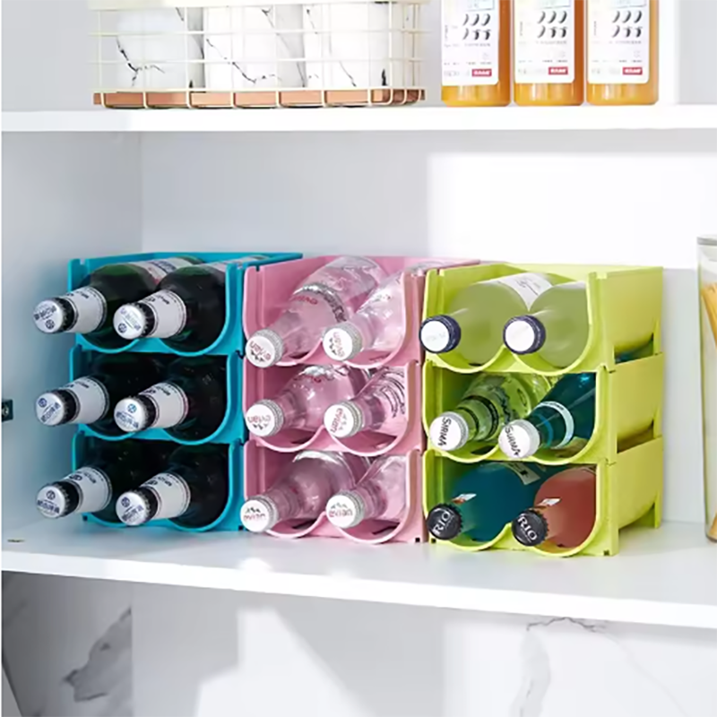 Wine Beer Fridge Cabinet - 1/3PCS-Kitchen Organizer Refrigerator Rack Shelf Can