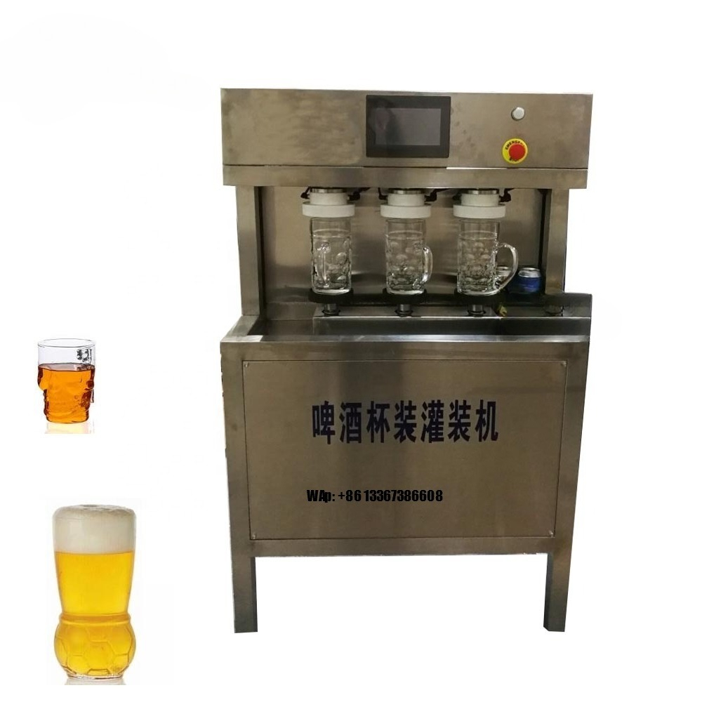 Wine Beer And Liquor - Manual Beer Filling Machine for Cup