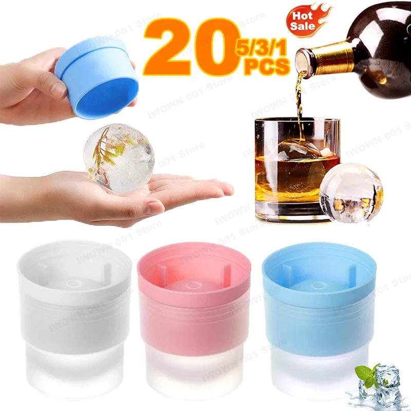 Wine Beer And Liquor - Large Ball Shape Silicone Mold, Big