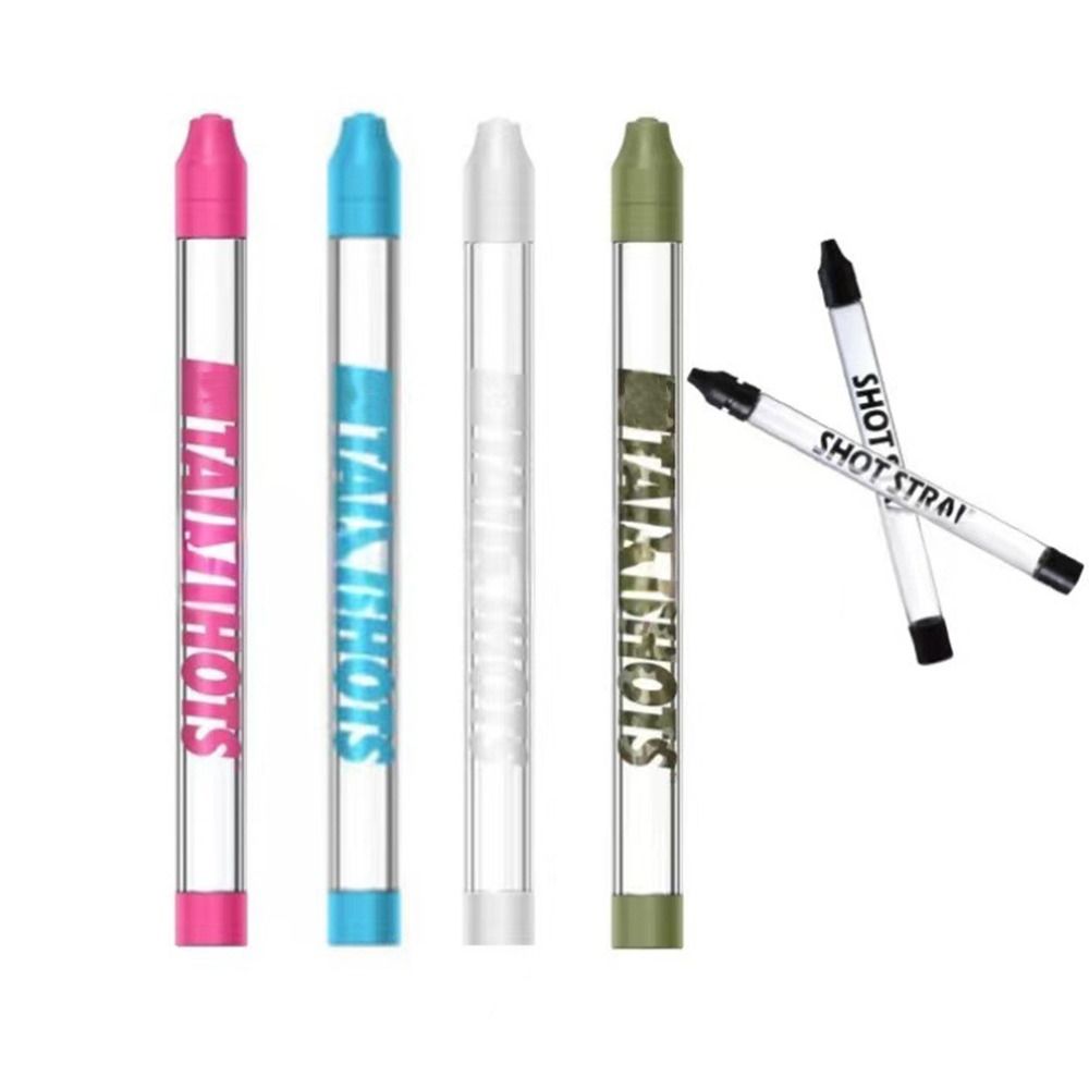 Wine Beer And Liquor - Glasses Shot Straw Reusable Food-Grade Drinking