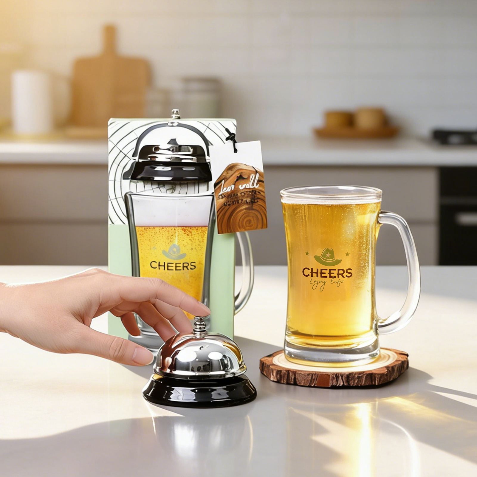 Novelty Beer Stein & Beer Bell - Beer Mug Handled recensie en prijs
