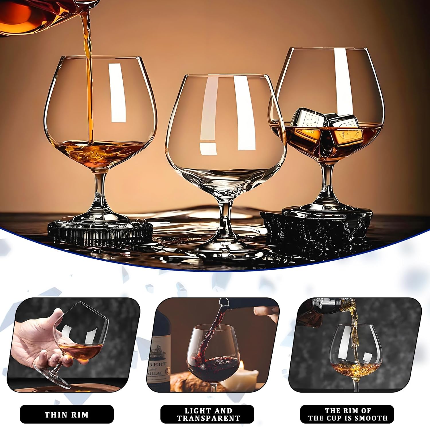 Cognac Glasses Set of 2 - 11.5 - Wine Beer Images recensie en prijs