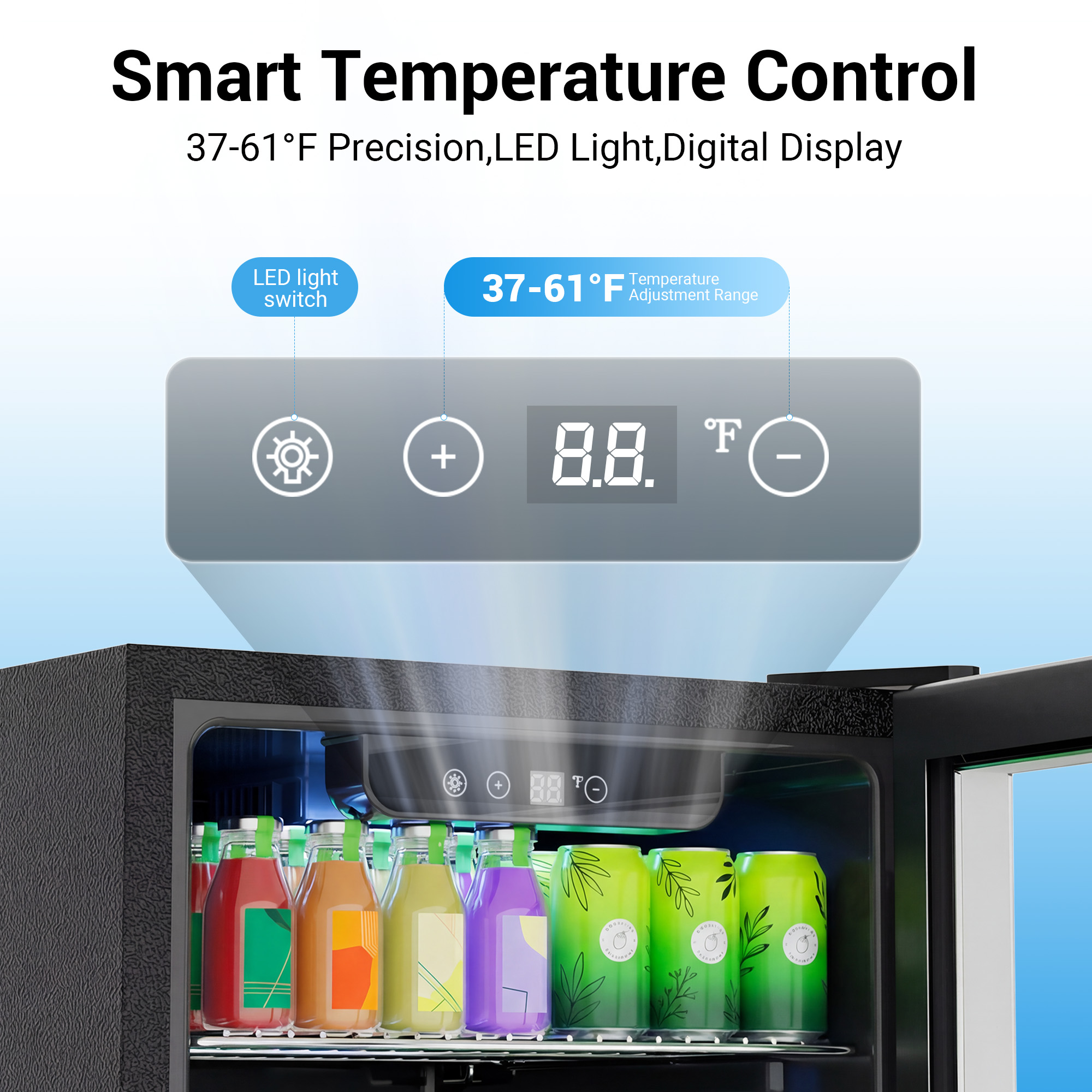 130 Can Beverage Refrigerator  - Wine Beer Fridge Cabinet recensie en prijs