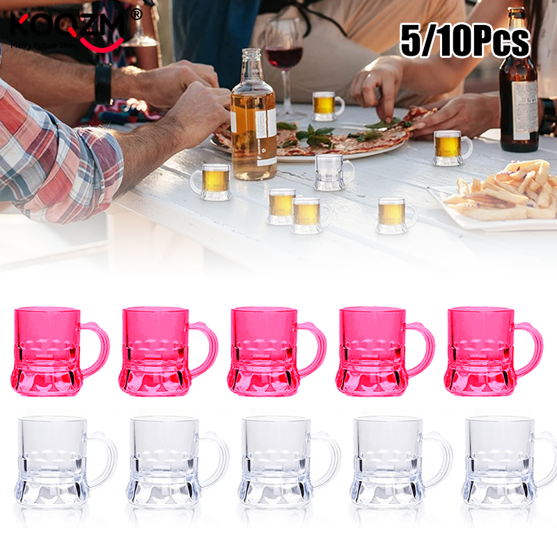 1oz Clear Beer Glasses Mini Pl - Beer Mug Handled recensie en prijs