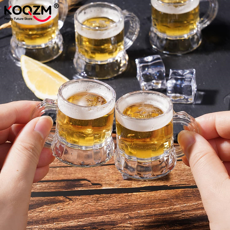 1oz Clear Beer Glasses Mini Pl - Beer Mug Handled recensie en prijs