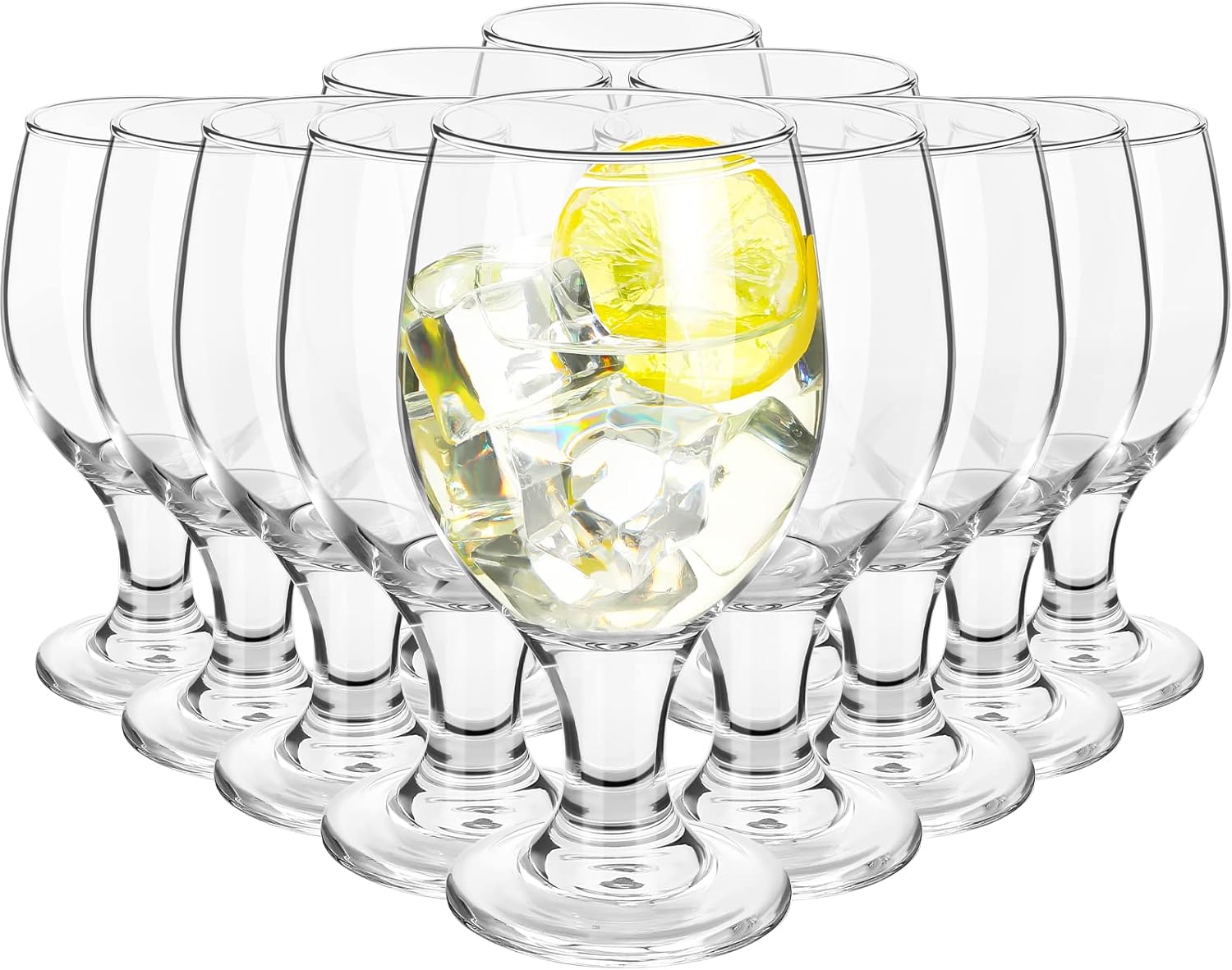 12 Crystal Stemmed Water Glass - Wine Beer Images recensie en prijs