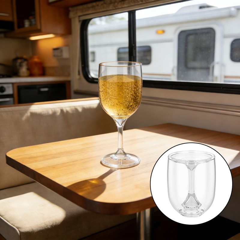 RV Portable Wine Glass Goblet  - Wine & Beer Unlimited Spirits Photos recensie en prijs