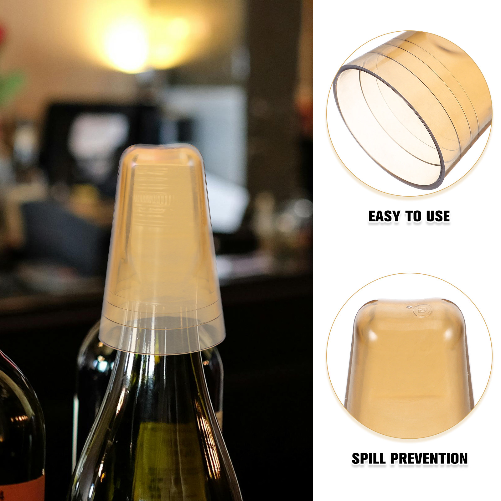 6Pcs Wine Bottle Cover Cap Pou - Wine Beer The Whiskey recensie en prijs