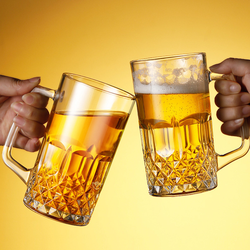 600ml/1000ml Beer Glass with H - Beer Mug Handled recensie en prijs
