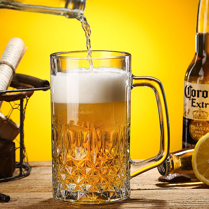 600ml/1000ml Beer Glass with H - Beer Mug Handled recensie en prijs
