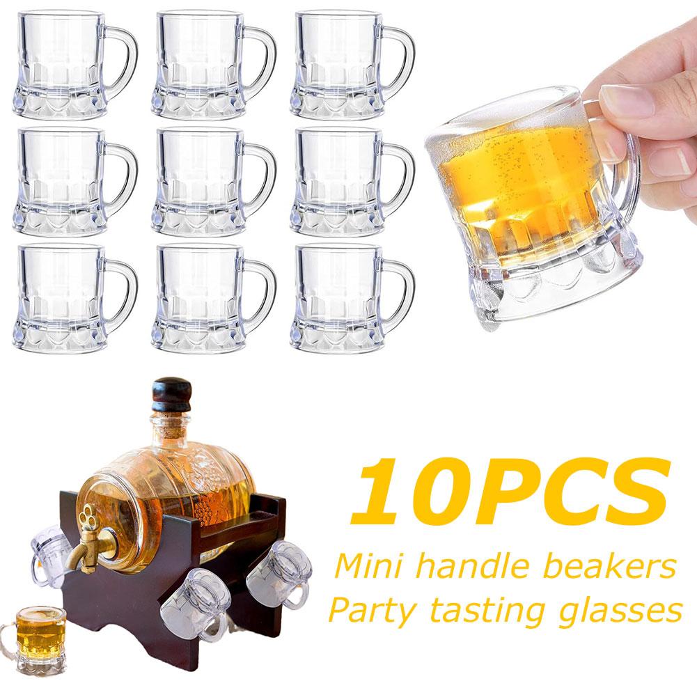 10PCS 30ml Beer Cup Small Hand - Beer Mug Handled recensie en prijs