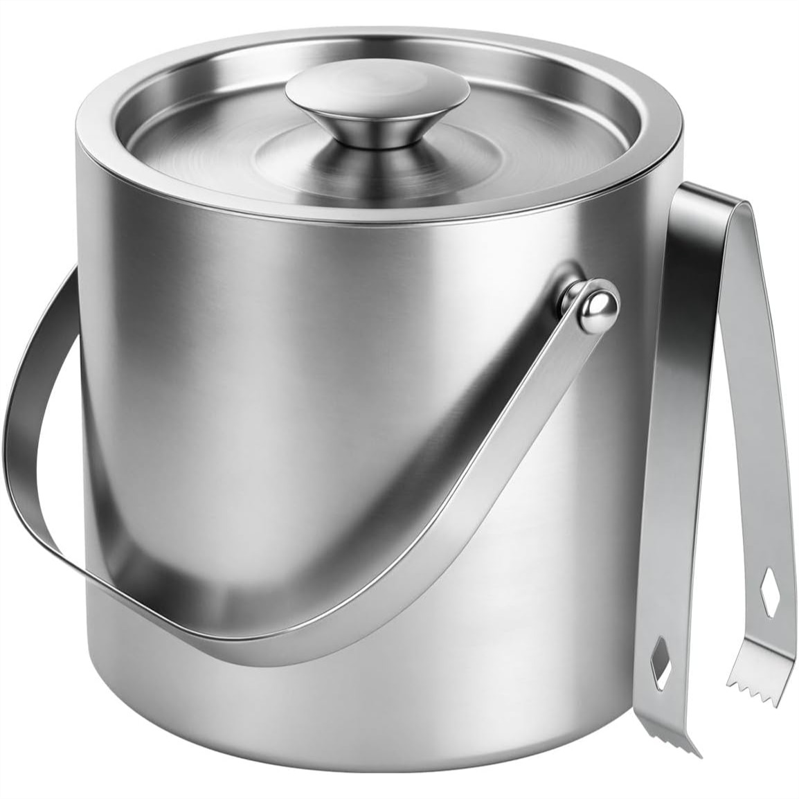 Stainless Steel Ice Bucket - 3 - Wine Beer Images recensie en prijs