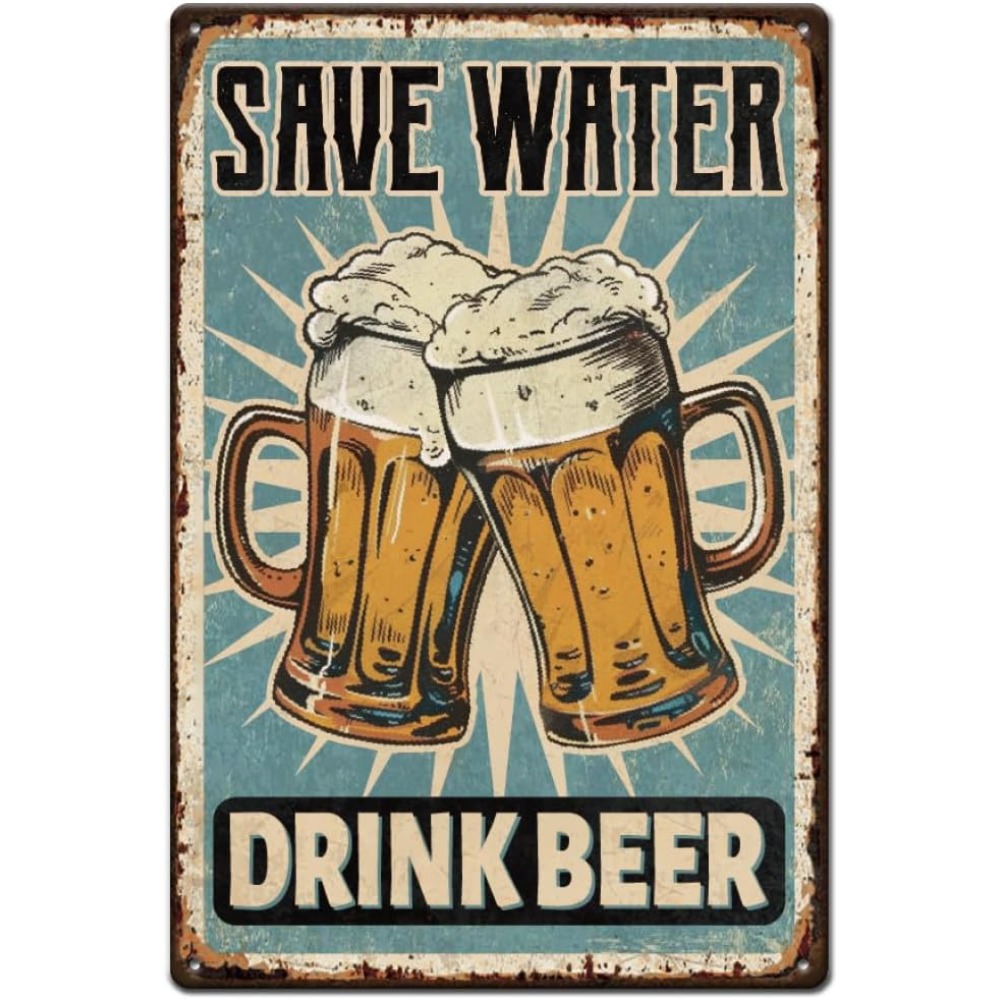 1 pc Beer Metal Sign Bar Tin S - Wine Beer And Liquor recensie en prijs