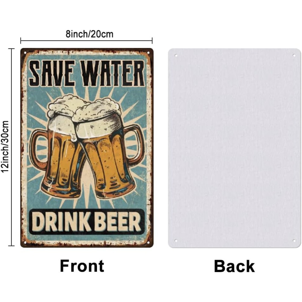 1 pc Beer Metal Sign Bar Tin S - Wine Beer And Liquor recensie en prijs