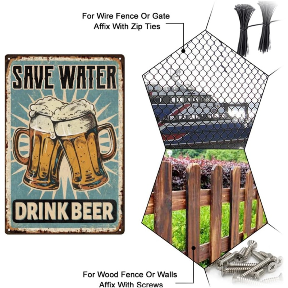 1 pc Beer Metal Sign Bar Tin S - Wine Beer And Liquor recensie en prijs