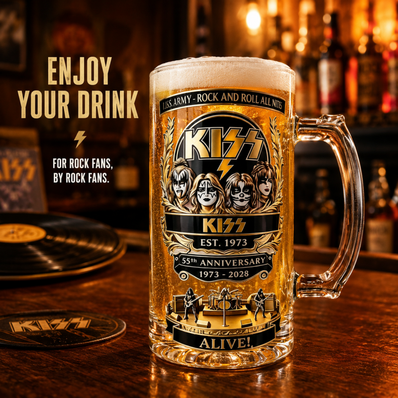 KISS 55th Anniversary Beer Mug - Beer Mug Handled recensie en prijs