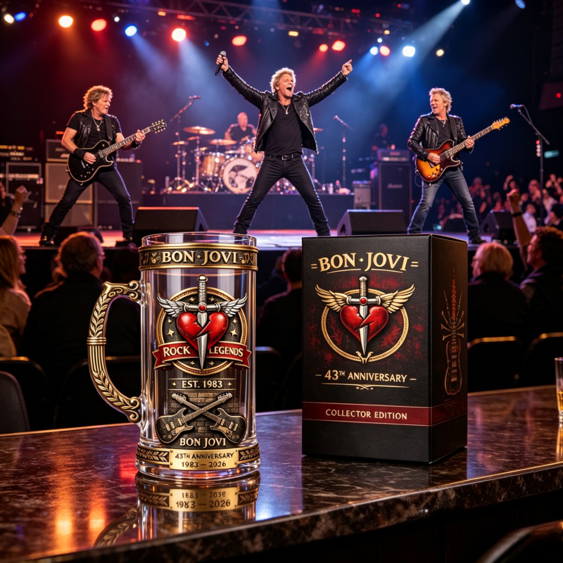 Bon Jovi Rock Legend Themed Be - Beer Mug Handled recensie en prijs