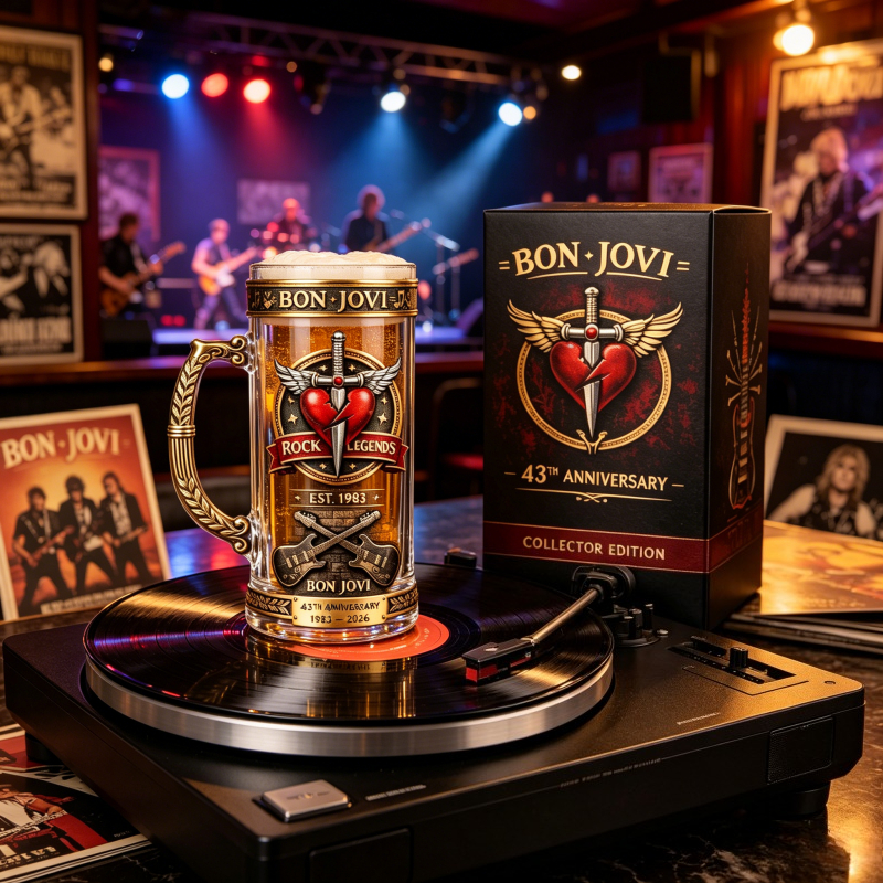 Bon Jovi Rock Legend Themed Be - Beer Mug Handled recensie en prijs