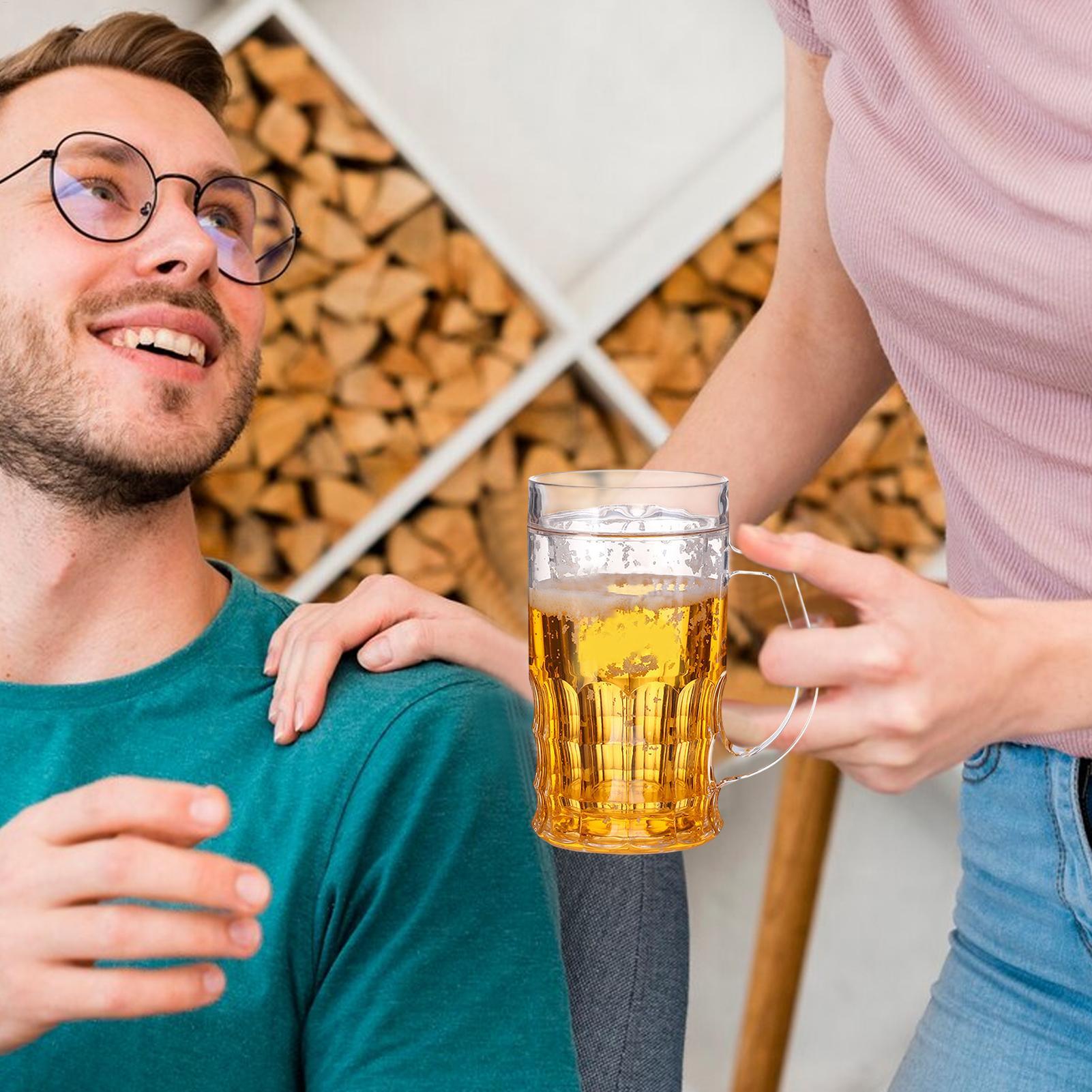 450ML Double Layer Simulated B - Beer Mug Handled recensie en prijs