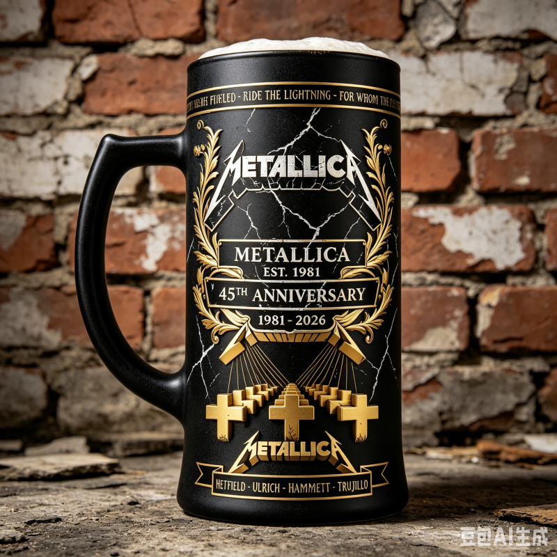 Metallica Est.1981 Beer Stein  - Beer Mug Handled recensie en prijs