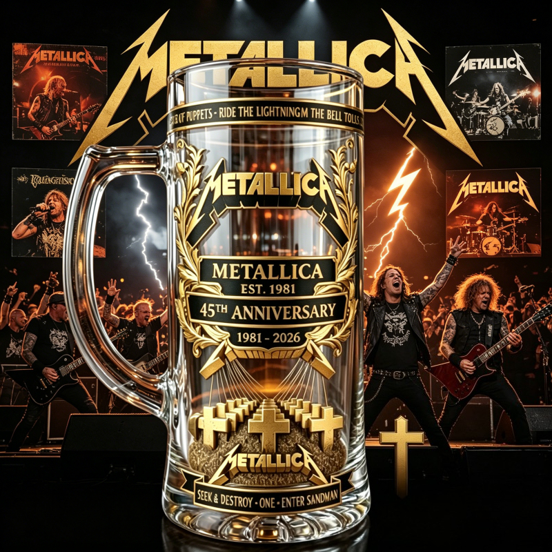 Metallica Est.1981 Beer Stein  - Beer Mug Handled recensie en prijs