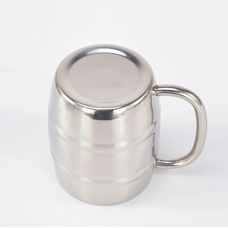 Hot 500/450ml Double Stainless - Beer Mug Handled recensie en prijs