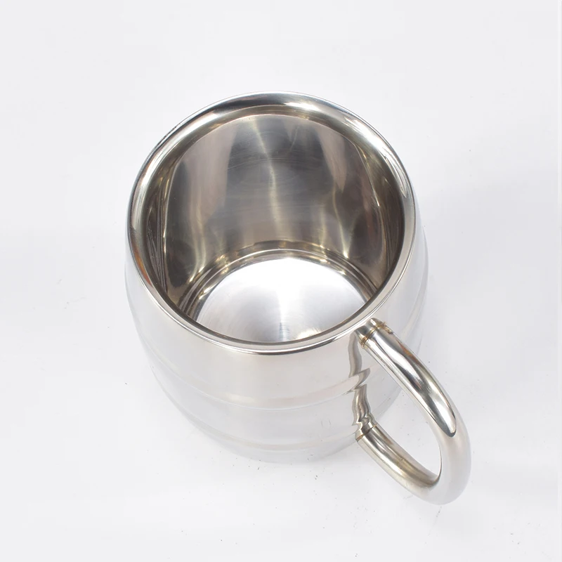 Hot 500/450ml Double Stainless - Beer Mug Handled recensie en prijs
