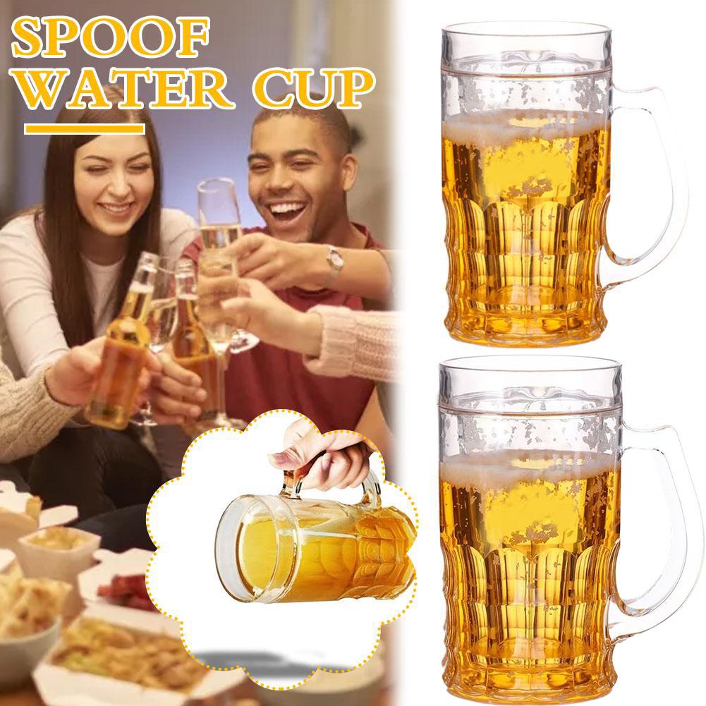 1/2Pcs Double Beer Glass with  - Beer Mug Handled recensie en prijs