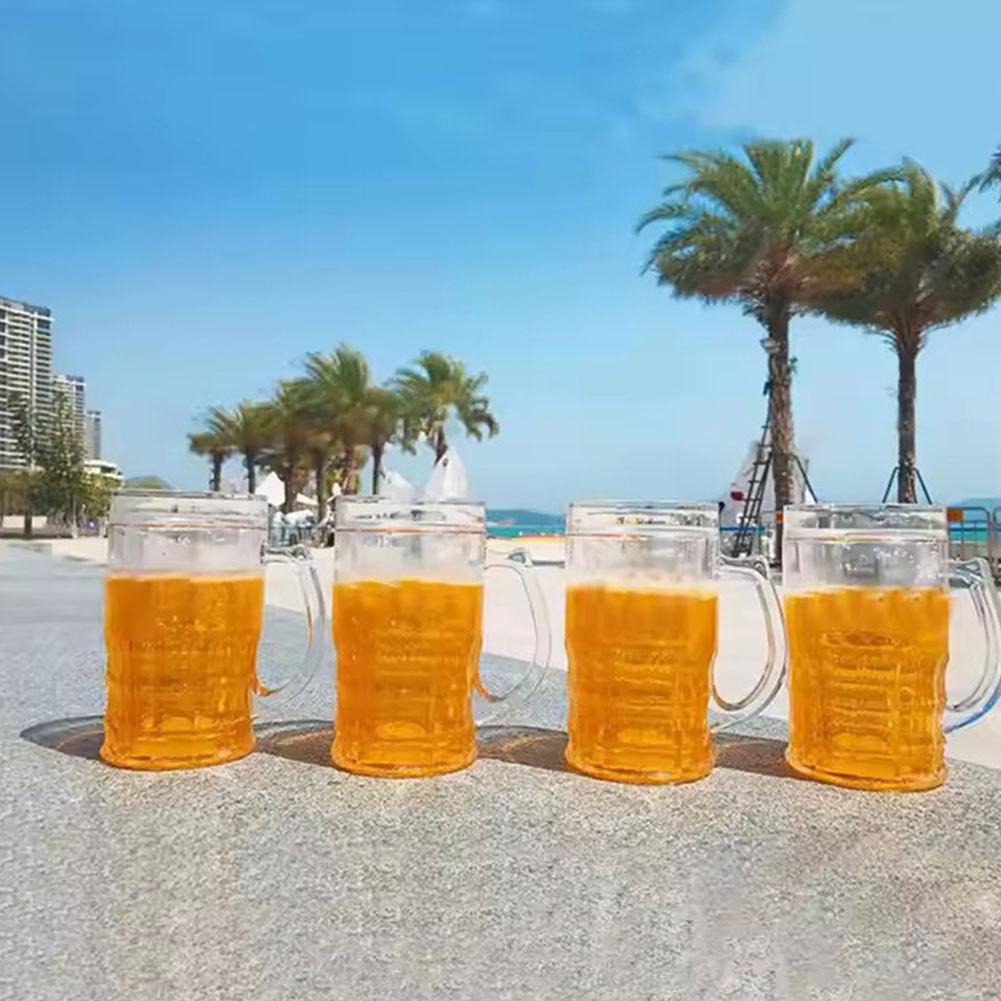 1/2Pcs Double Beer Glass with  - Beer Mug Handled recensie en prijs