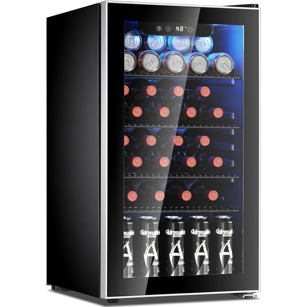 26 Bottle 130 Can Wine Cooler/ - Wine Beer Fridge Cabinet recensie en prijs