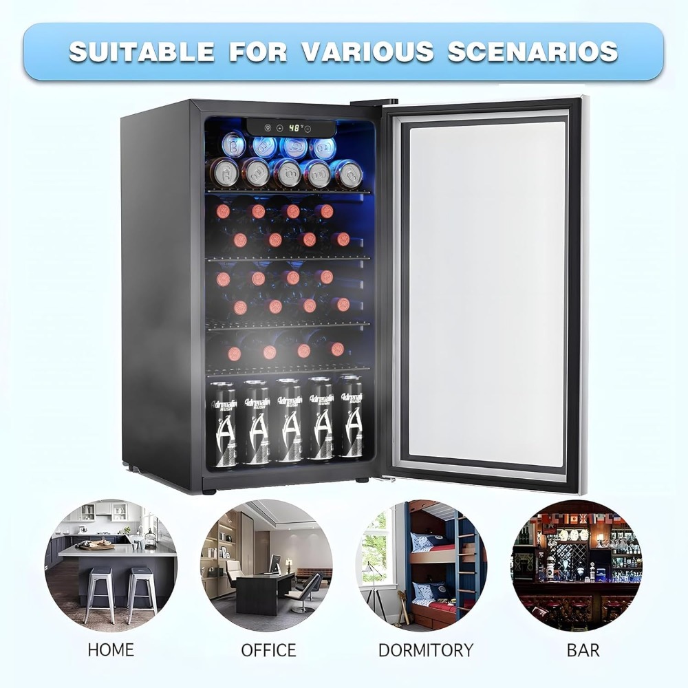 26 Bottle 130 Can Wine Cooler/ - Wine Beer Fridge Cabinet recensie en prijs