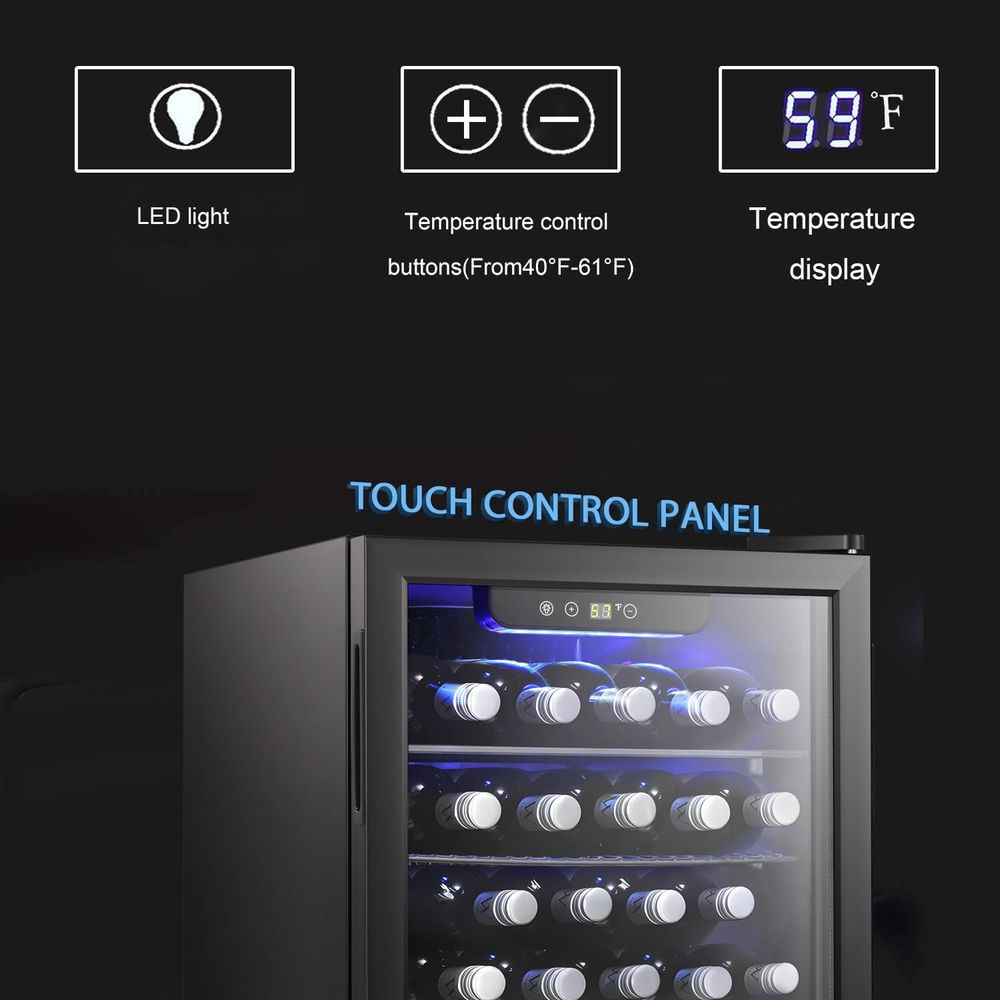 16 Bottle Wine Cooler Cabinet  - Wine Beer Fridge Cabinet recensie en prijs