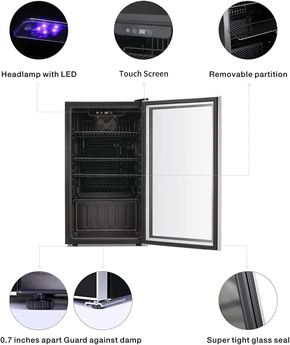 26 Bottle 130 Can Wine Cooler/ - Wine Beer Fridge Cabinet recensie en prijs
