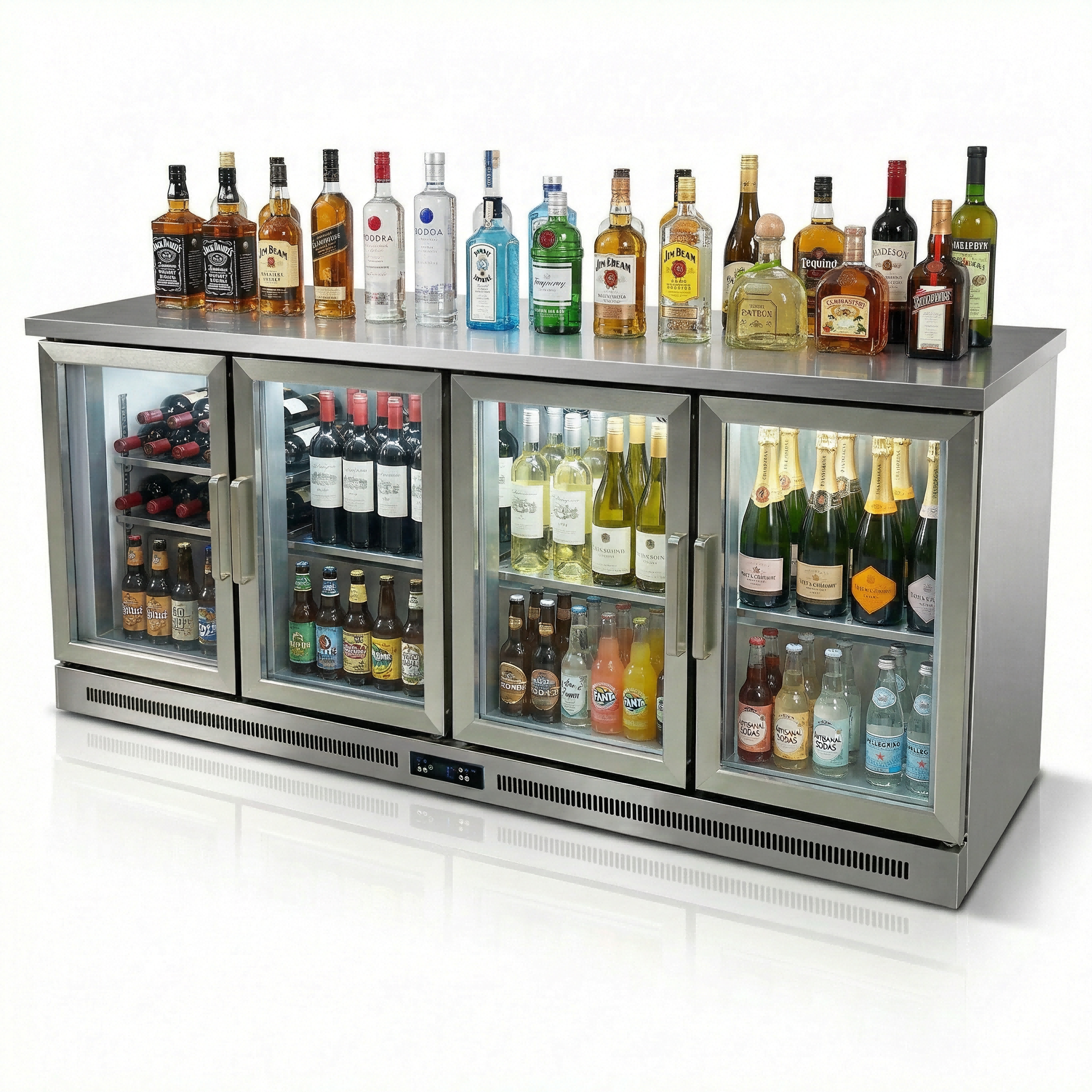 rd-Commercial Wine Cabinet Bar - Wine Beer Fridge Cabinet recensie en prijs