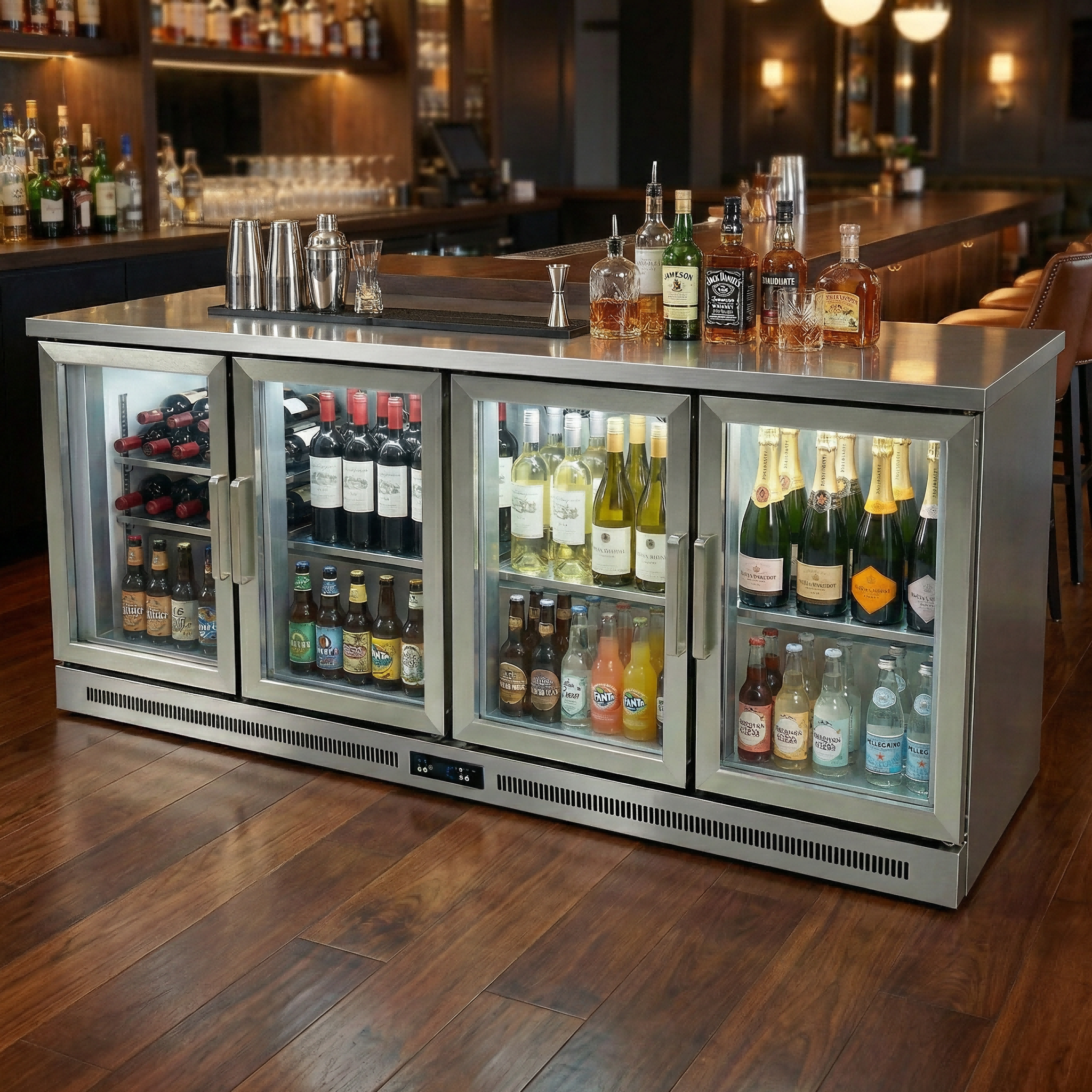 rd-Commercial Wine Cabinet Bar - Wine Beer Fridge Cabinet recensie en prijs