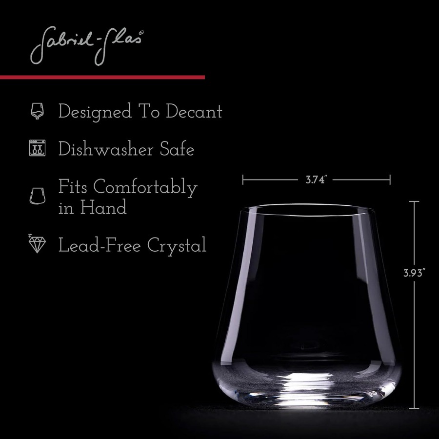 Stemless Crystal Wine Glasses  - Wine Beer The Whiskey recensie en prijs