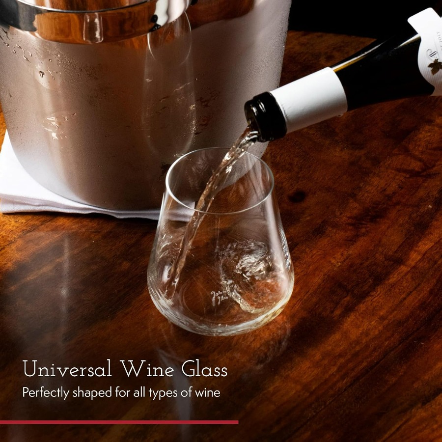 Stemless Crystal Wine Glasses  - Wine Beer The Whiskey recensie en prijs
