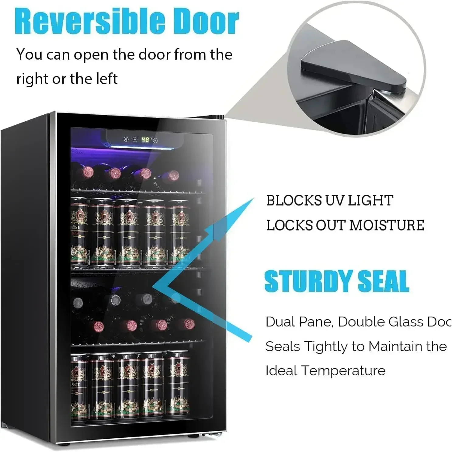 Bestseller26 Bottle 130 Can Wi - Wine Beer Fridge Cabinet recensie en prijs