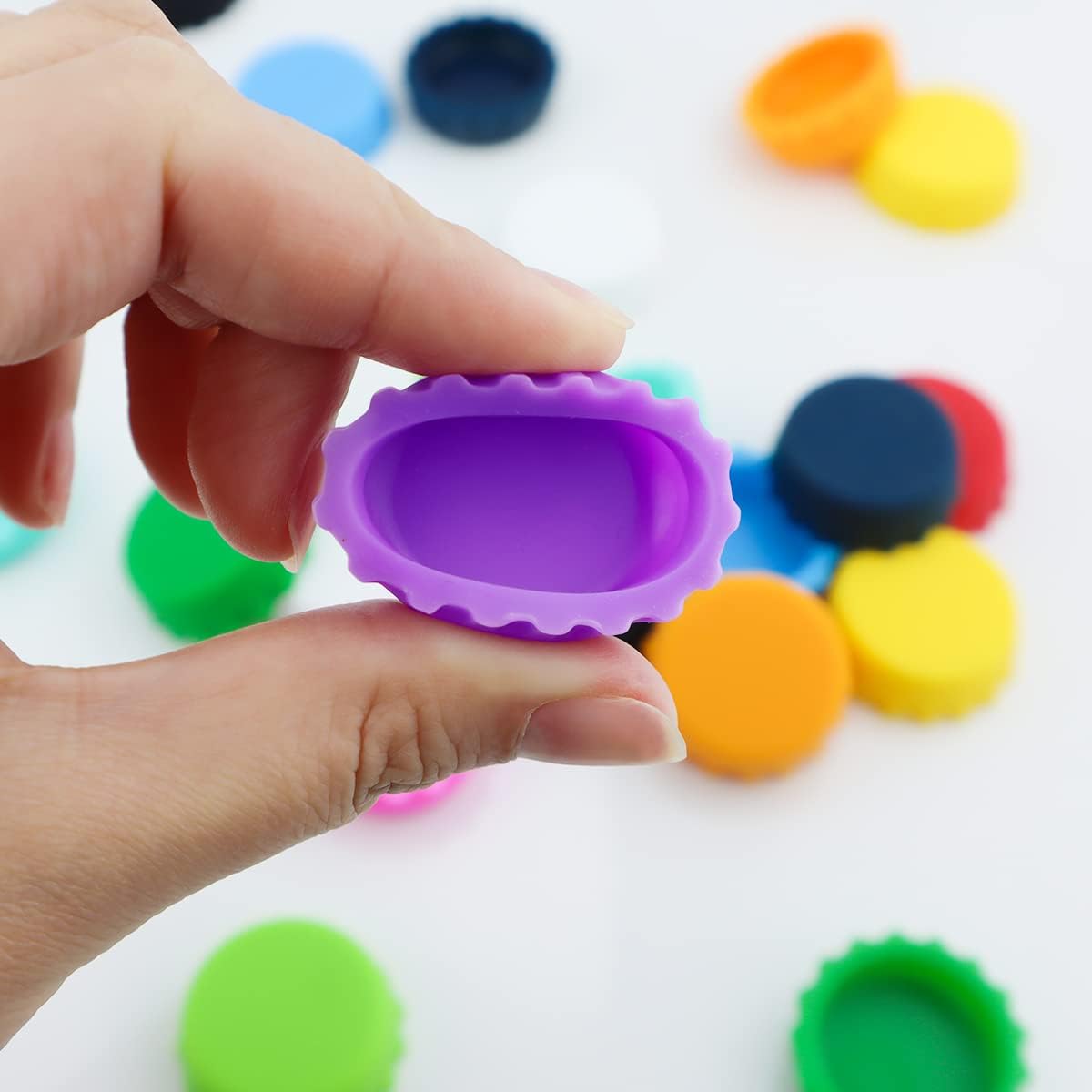 24 PCS Silicone Rubber Bottle  - Wine Beer Images recensie en prijs