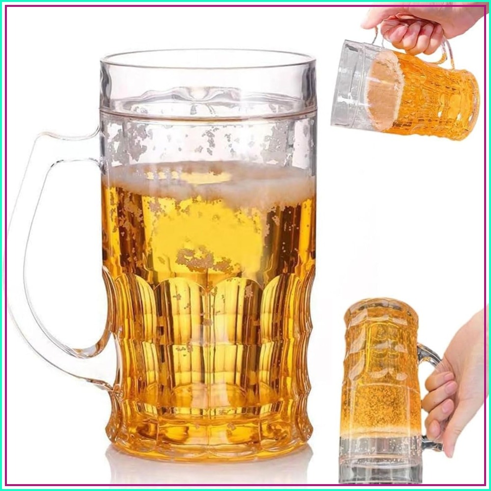 Double Walled Beer Mug, 16 oz  - Beer Mug Handled recensie en prijs