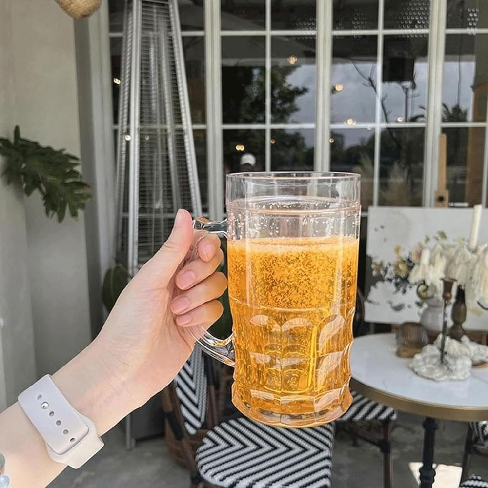 Double Walled Beer Mug, 16 oz  - Beer Mug Handled recensie en prijs