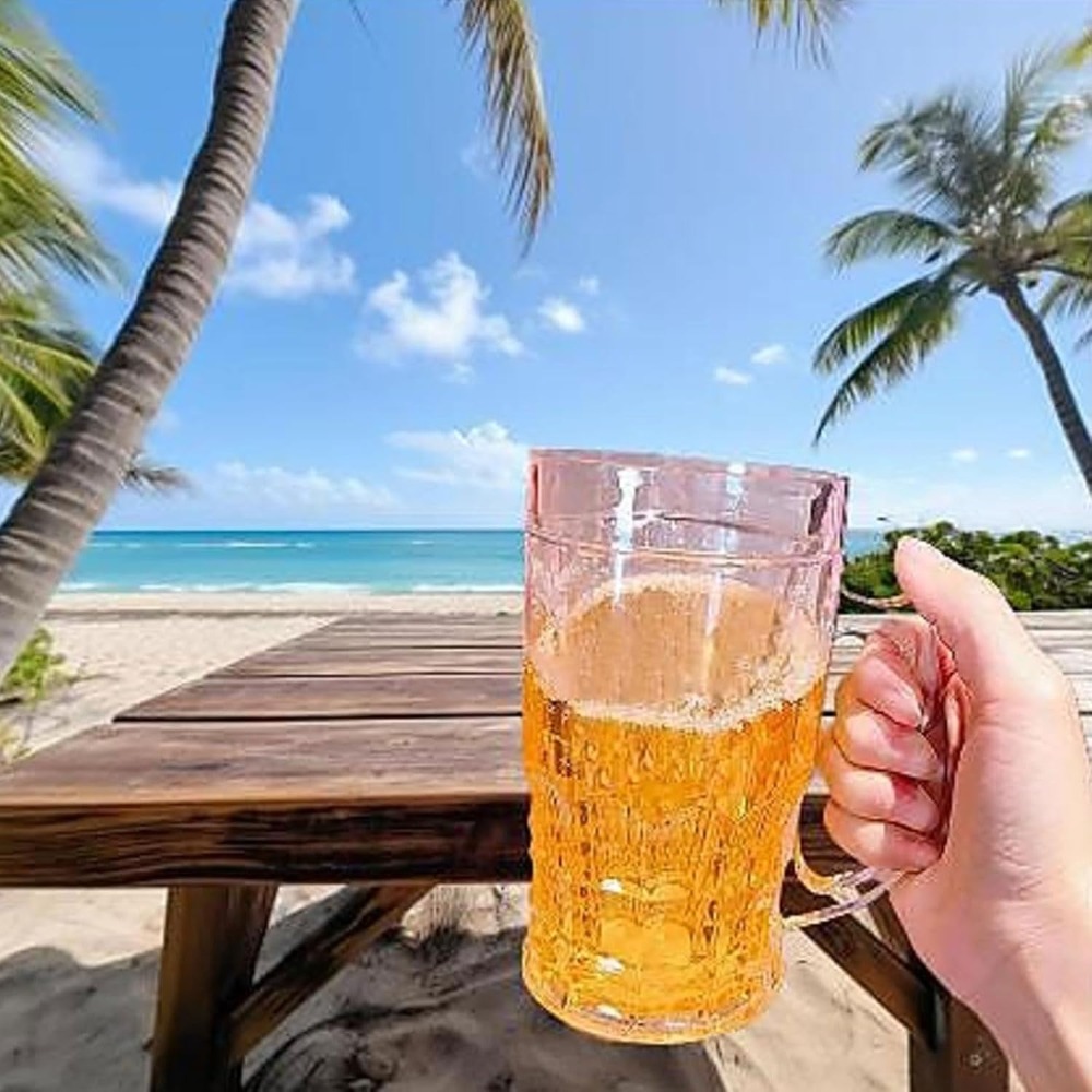 Double Walled Beer Mug, 16 oz  - Beer Mug Handled recensie en prijs