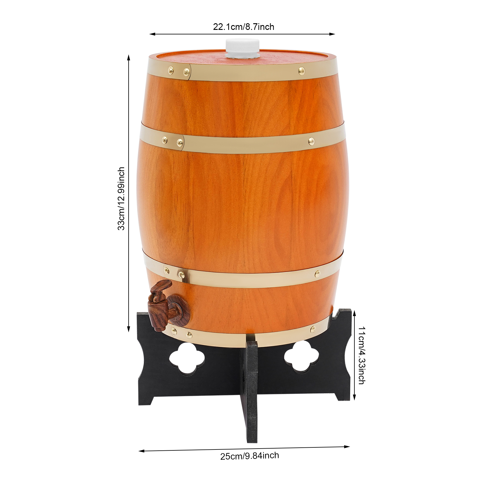 Beige-yellow Wine Barrel, Vert - Wine Beer The Whiskey recensie en prijs