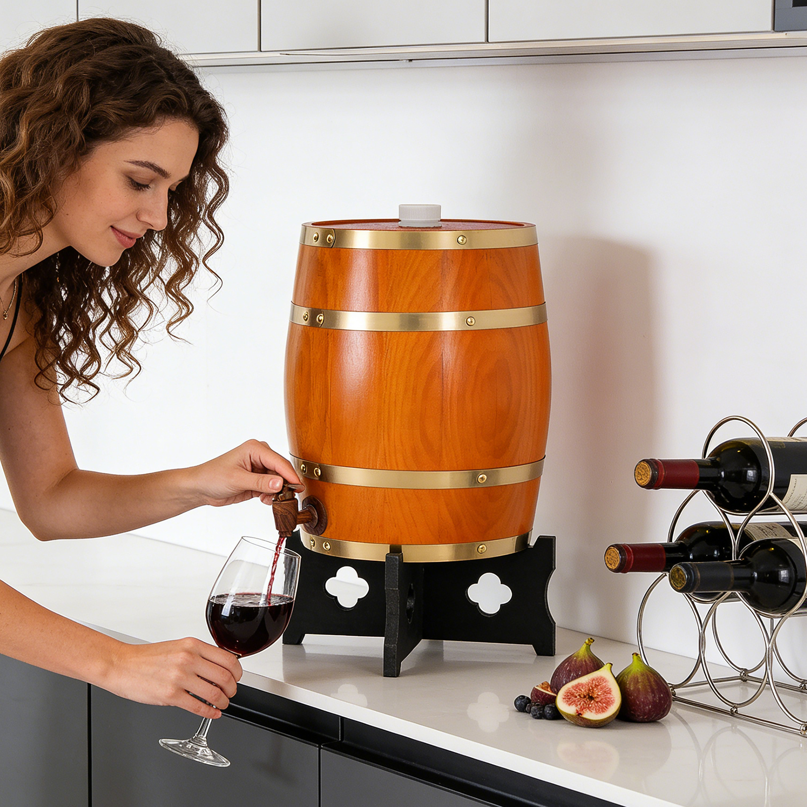 Beige-yellow Wine Barrel, Vert - Wine Beer The Whiskey recensie en prijs
