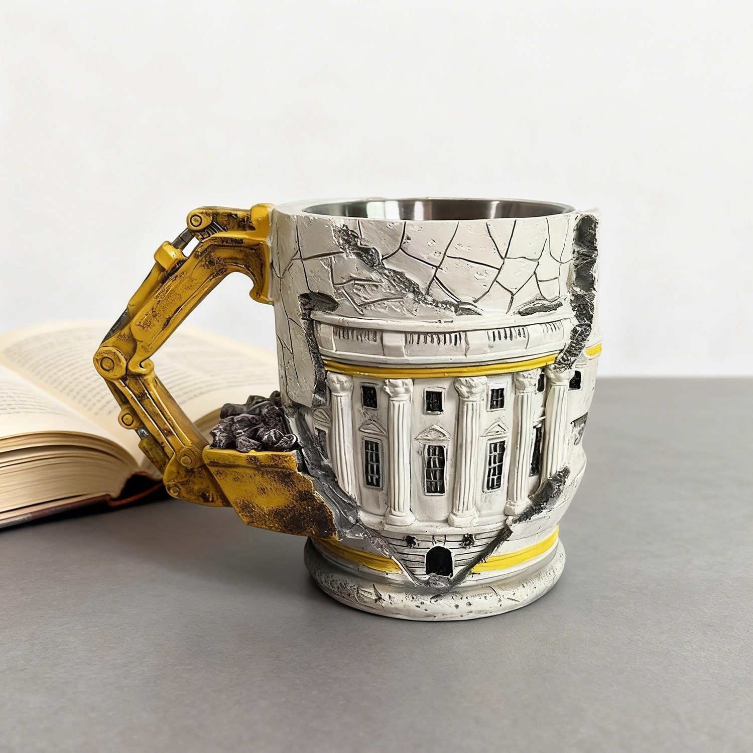 Resin Coffee Mug with Excavato - Beer Mug Handled recensie en prijs
