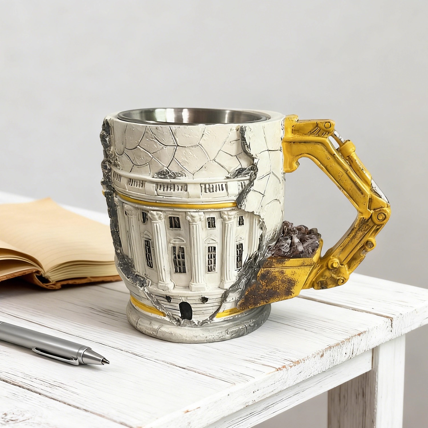 Resin Coffee Mug with Excavato - Beer Mug Handled recensie en prijs