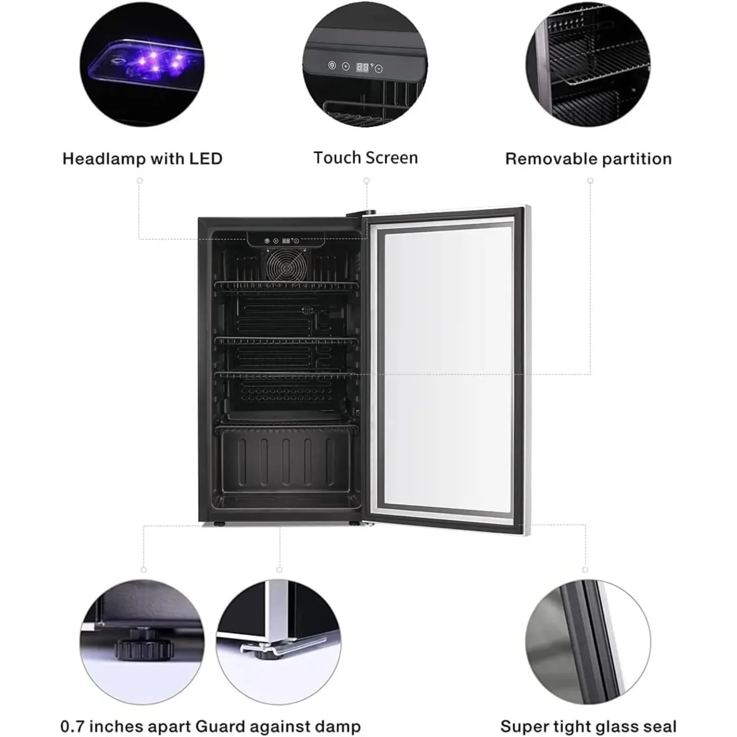 26 Bottle 130 Can Mini Wine Co - Wine Beer Fridge Cabinet recensie en prijs