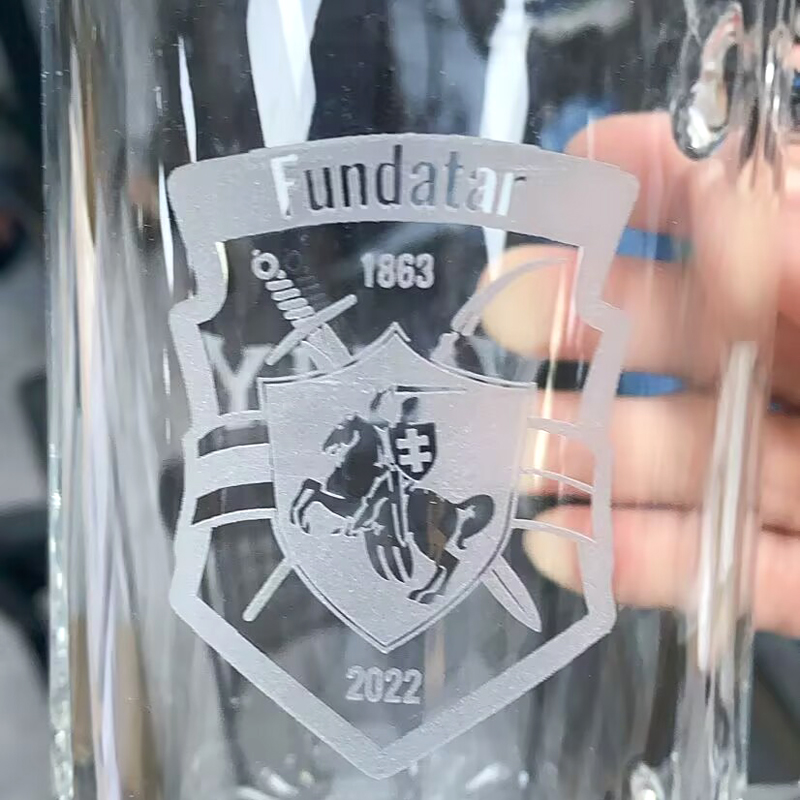 Personalized Beer Glass 500ml/ - Beer Mug Handled recensie en prijs