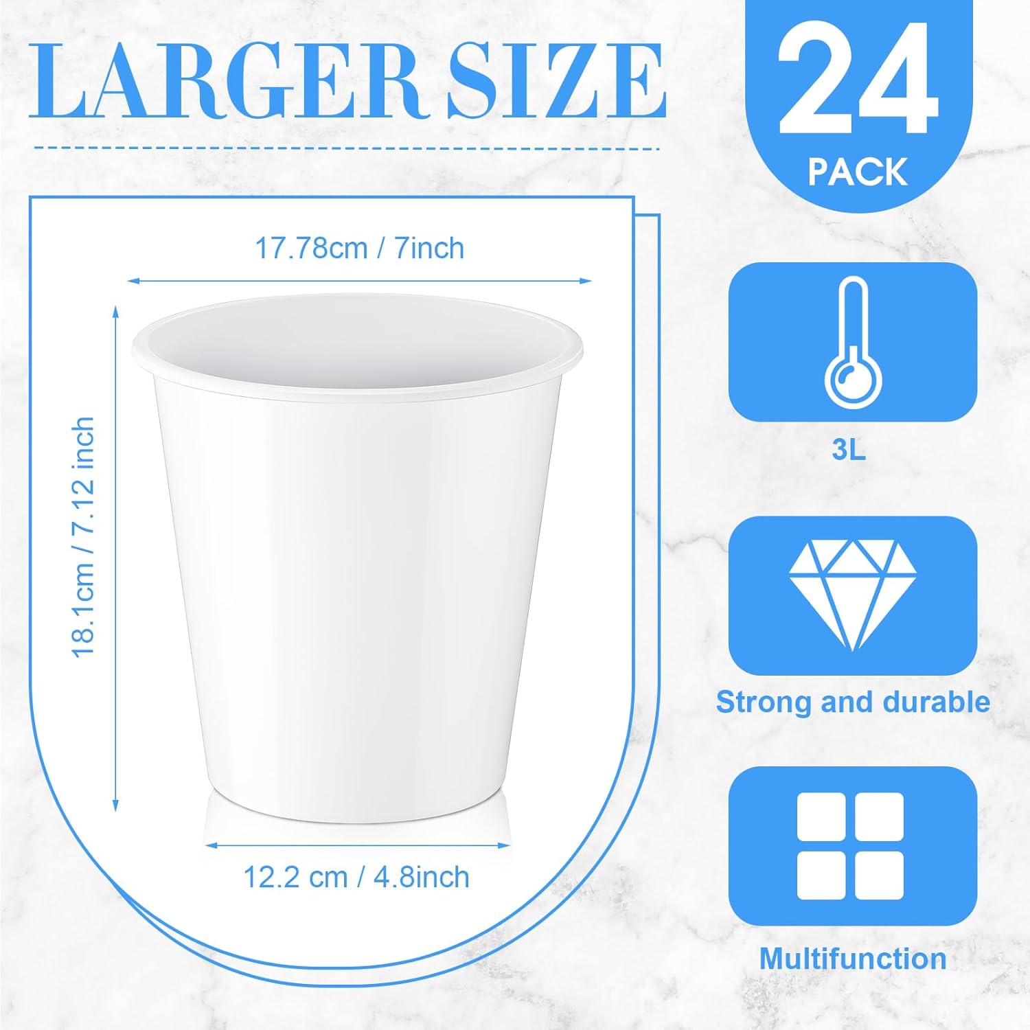 24 Plastic Ice Buckets for Par - Wine Beer Images recensie en prijs