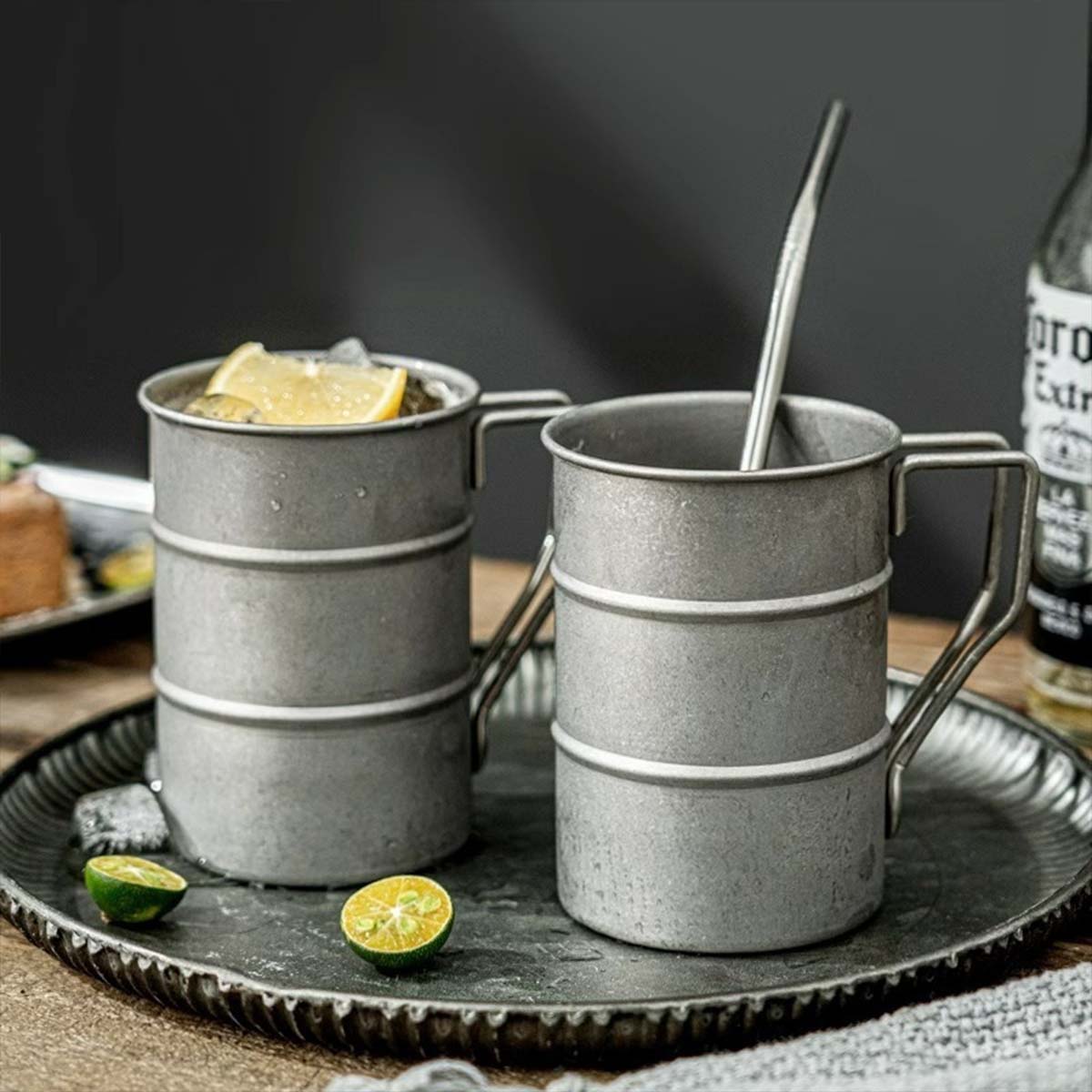 Stainless Steel Outdoor Campin - Beer Mug Handled recensie en prijs
